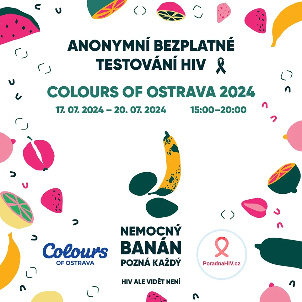 Testování HIV na Colours of Ostrava 2024