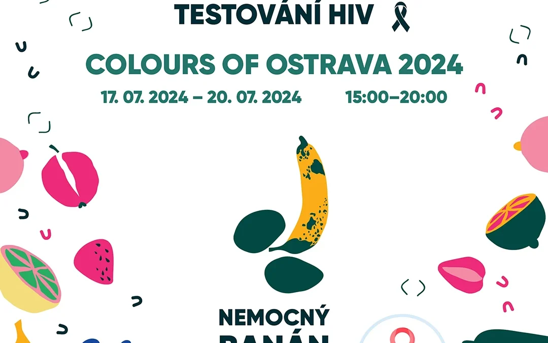 TESTOVÁNÍ HIV NA COLOURS OF OSTRAVA 2024