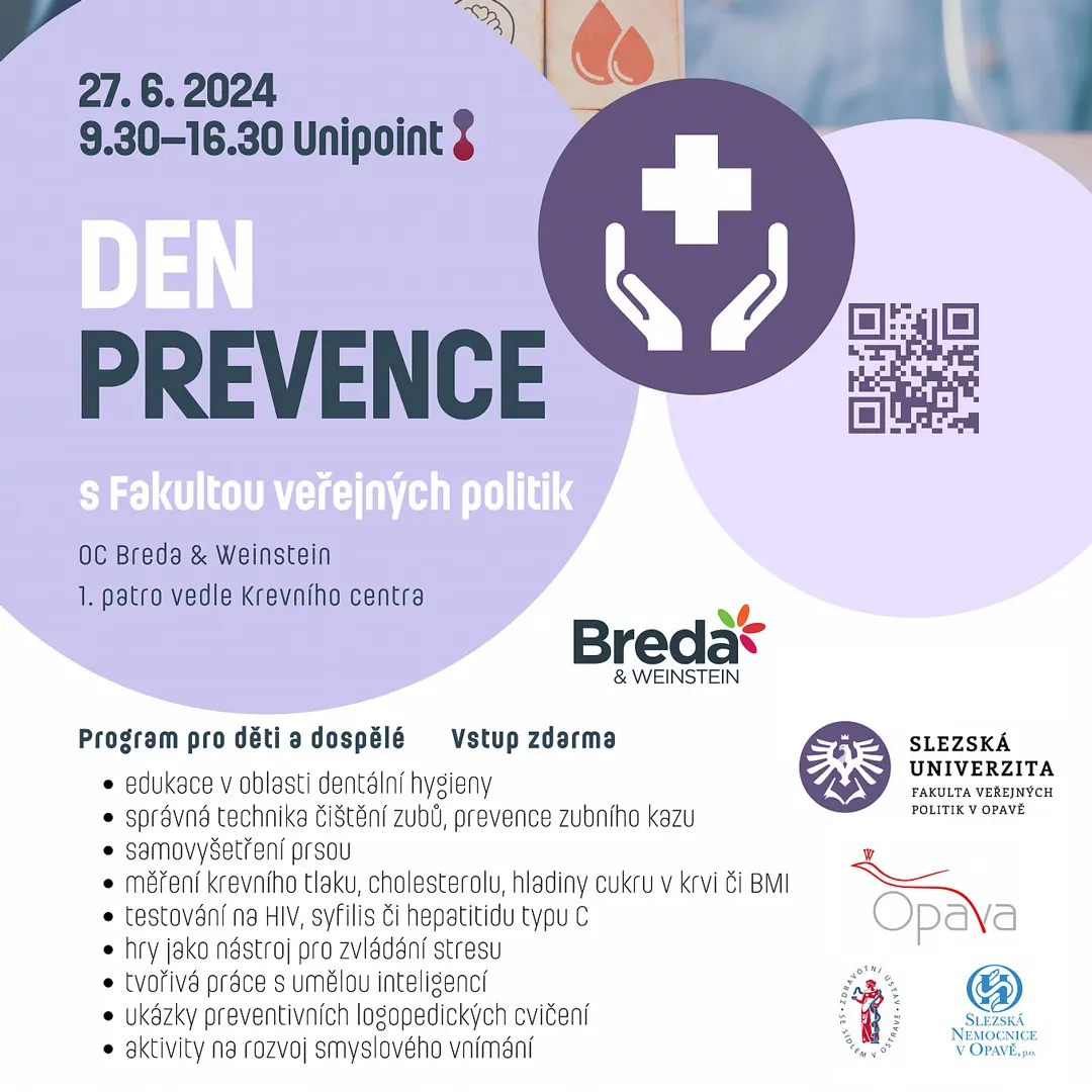 Den prevence v UniPointu nabídne program pro malé i velké