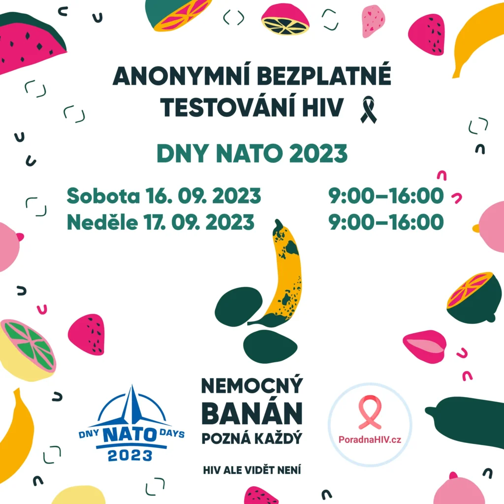 Testování HIV na dnech NATO 2023