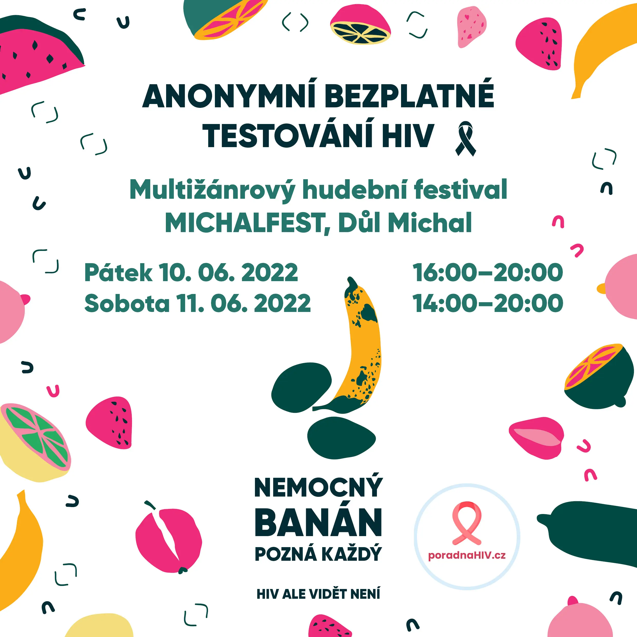 TESTOVÁNÍ HIV NA MICHALFESTU