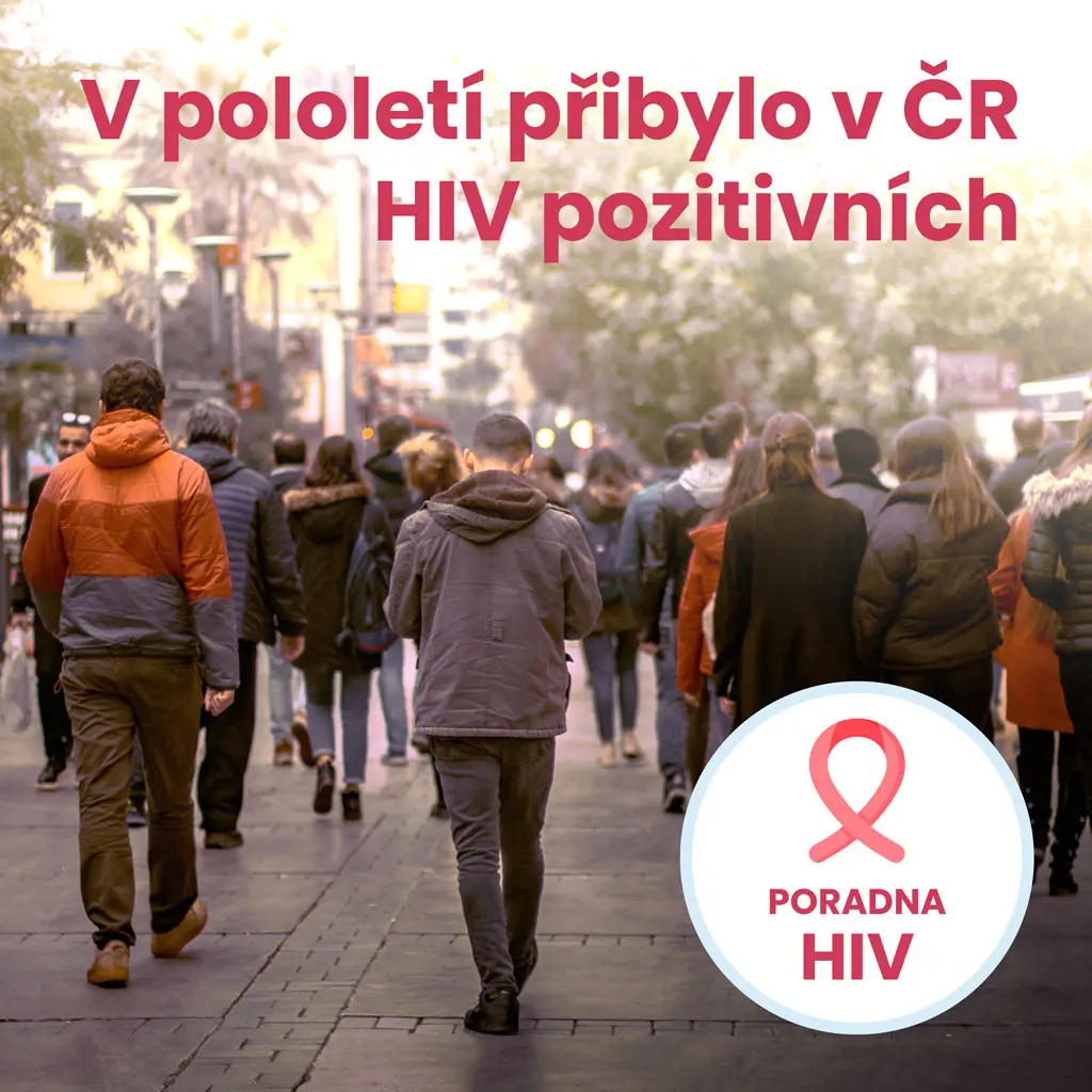 Infografika v pololetí přibylo v ČR HIV pozitivních