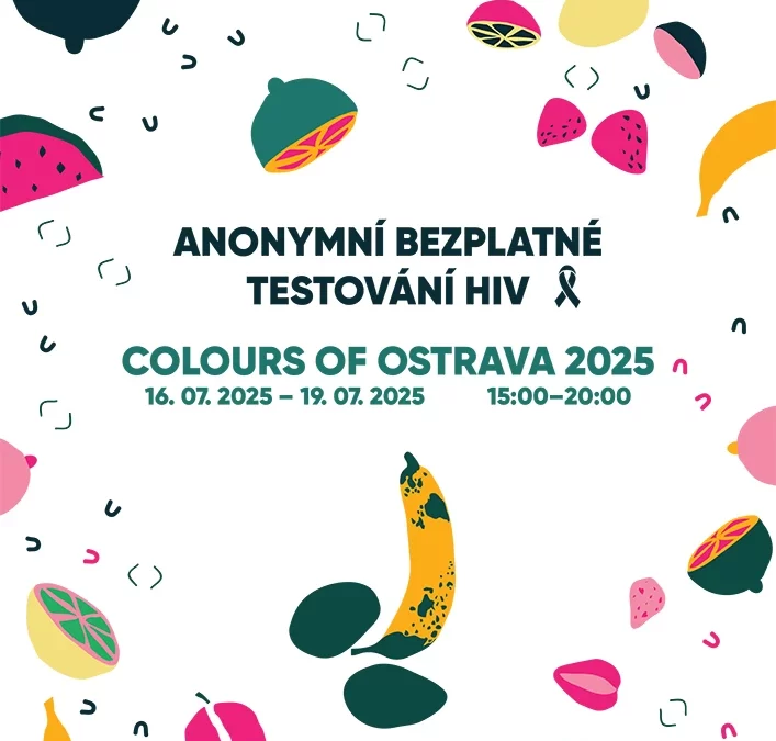 TESTOVÁNÍ HIV NA COLOURS OF OSTRAVA 2024