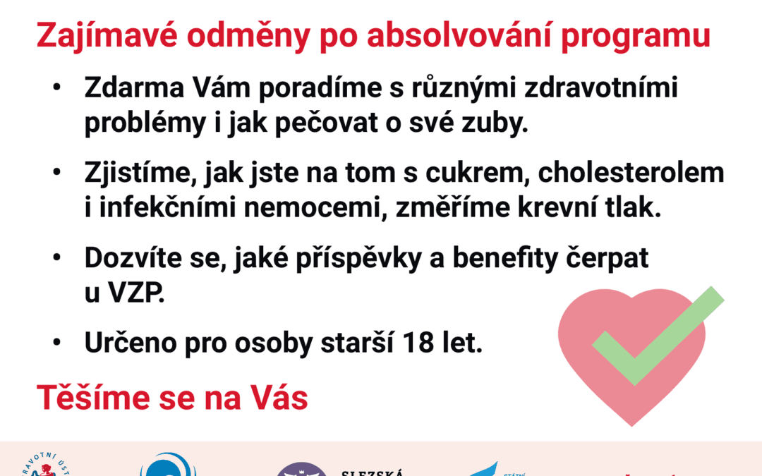 Chcete udělat něco pro své zdraví a poradit se s odborníky? ❤️‍🩹